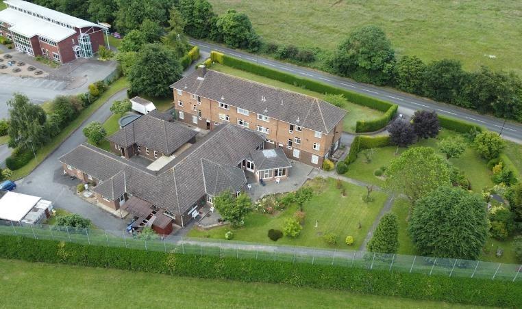 An overview of the property from the rear.