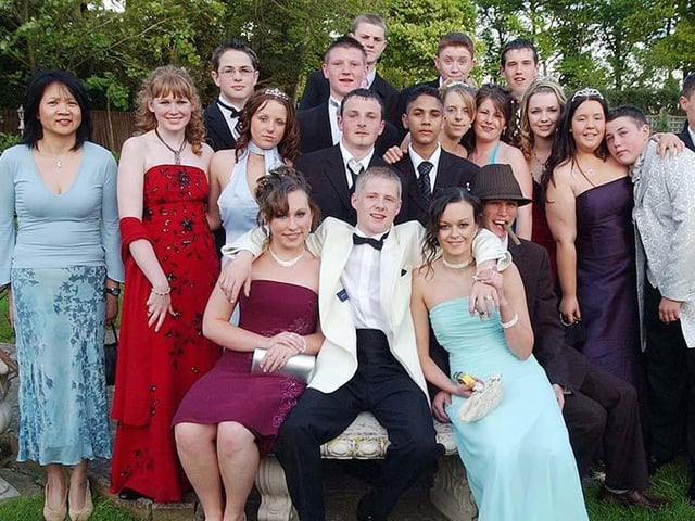 Pupils from Campsmount School attending their prom at Rogerthorpe Manor, May 18, 2006