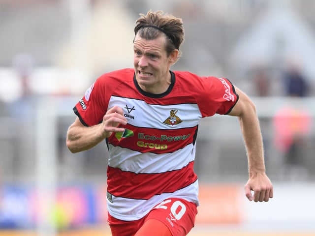 Grabbed a deserved goal against Mansfield, hopefully the first of many for Doncaster.