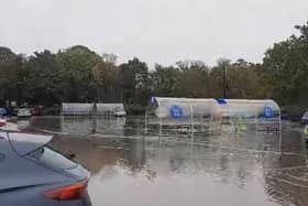 The car park at Edenthorpe Tesco.