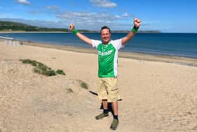 Anthony Fitzgerald on Gower Penisula beach