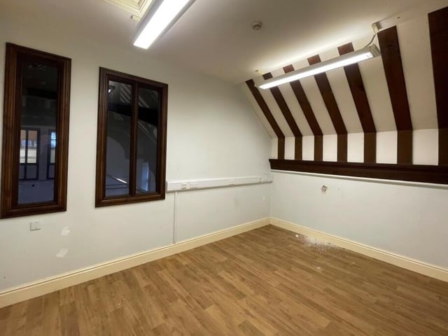 One of many rooms to be found on both floors of the building.