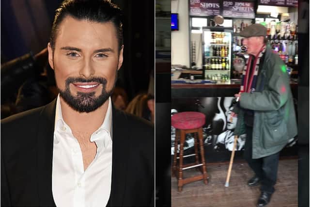 Rylan Clark-Neal shared the viral Doncaster pub video to his Instagram followers. (Photo: Getty)