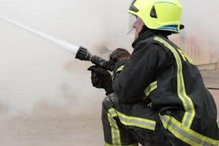 Firefighters dealt with three deliberate fires