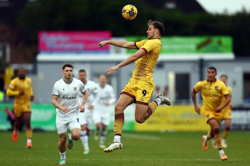 The experienced forward has been a prolific scorer for his current team this season, registering 10 goals in 25 competitive appearances with seven of these strikes coming in League Two. He is said to be interesting Mansfield Town, Forest Green Rovers and Bradford City. (Football League World)