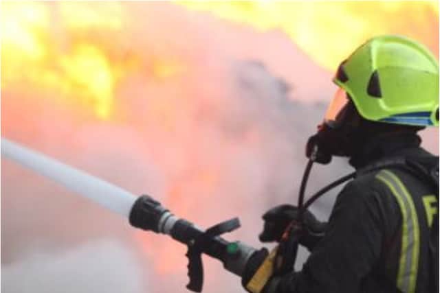 Fire and police crews were called out after reports of an arson attack on a Doncaster house.
