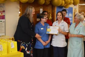 Ward 17 colleagues receive Gold Award certificate in NHS England’s Reconditioning Games