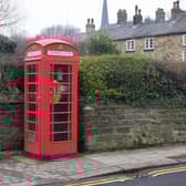 One of the few remaining red phone boxes - this one is in Wentworth