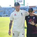 Danny Reuben is pictured with Ben Stokes. Picture: Stu Forster/Getty Images