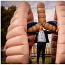 A ginat pair of lungs are coming to Doncaster to raise lung cancer awareness.
