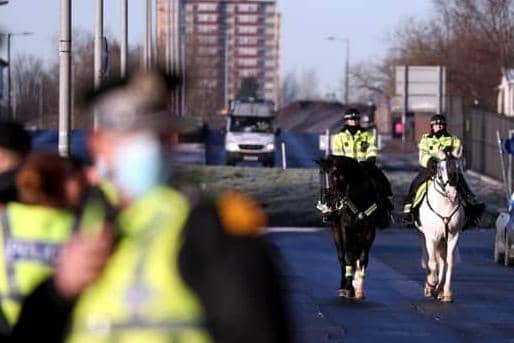 South Yorkshire Police has been praised for making visitors to Doncaster feel safe.