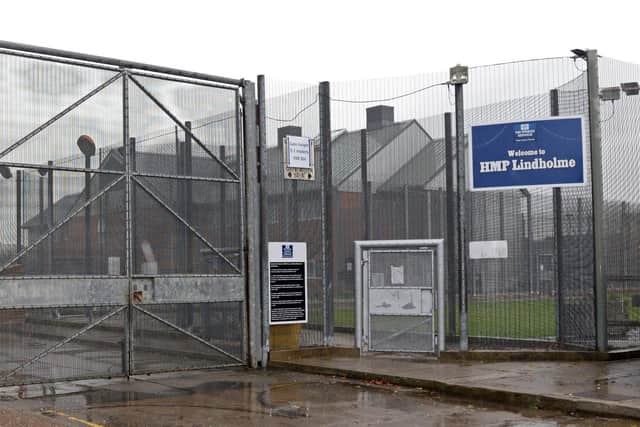 A mother-of-two has been jailed after she tried to smuggle drugs into HMP Lindholme prison, pictured, in Hatfield Woodhouse, Doncaster.