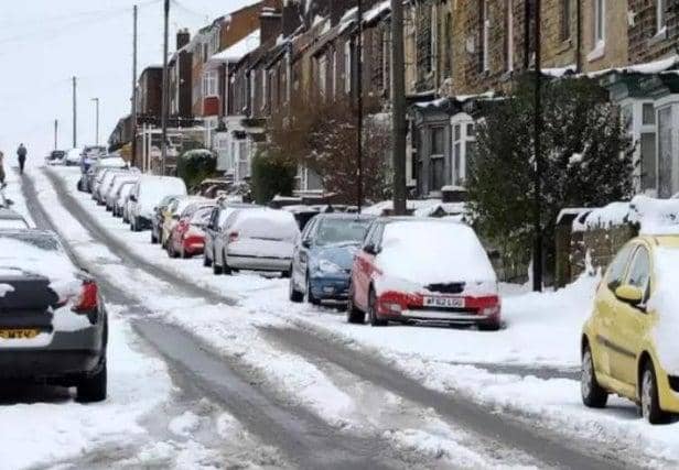 Snow in Sheffield