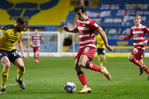 Branden Horton made his league debut for Rovers against Oxford United. Picture: Howard Roe/AHPIX