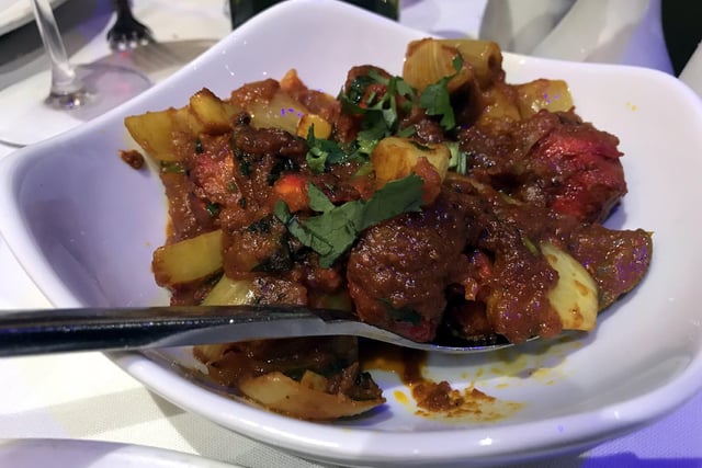 The Indian Brasserie in Seahouses is ranked number nine.

'The food is absolutely delicious, the best curry I've had in a long long time,' says one recent reviewer.

40-42 Main Street