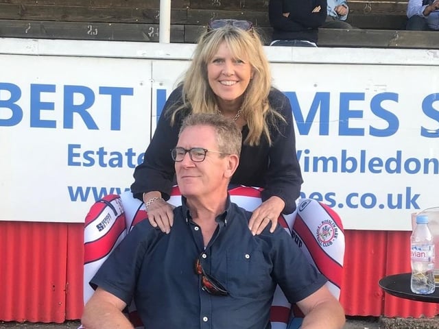 Bob Munro with his wife Linda