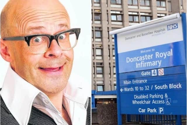 Harry Hill once worked as a doctor at Doncaster Royal Infirmary.