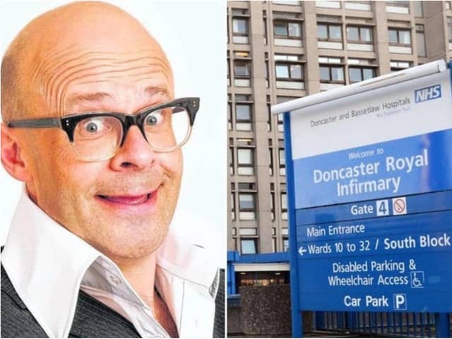 Harry Hill once worked as a doctor at Doncaster Royal Infirmary.