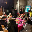 Doncaster Young People part of the 'Where We Are' Project at the Doncaster Festival of Light.
