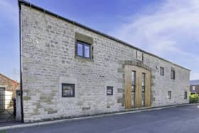 The impressive exterior of the sizeable barn conversion.