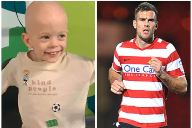 Tommy Spurr's young son Rio is battling cancer.