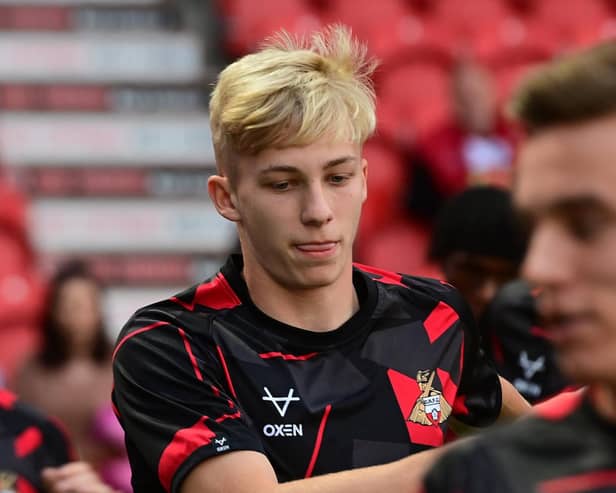 Doncaster Rovers' youngster Sam Straughan-Brown.