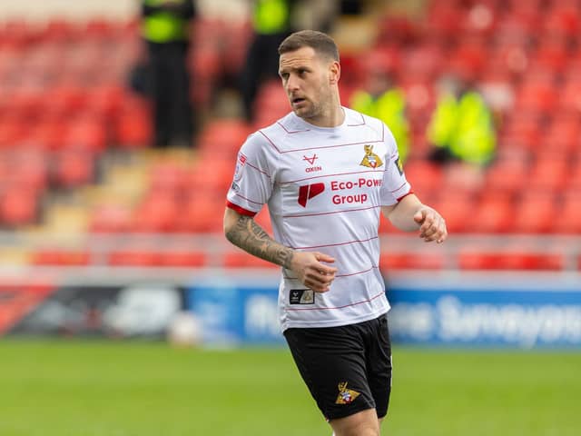 Billy Sharp ( 14 ) of Doncaster Rovers during the game

AHPIX LTD; Football, SkyBet; League Two;
Crewe Alexander vs Doncaster Rovers ;
15-03-2025 12.30pm; Mornflake Stadium ;