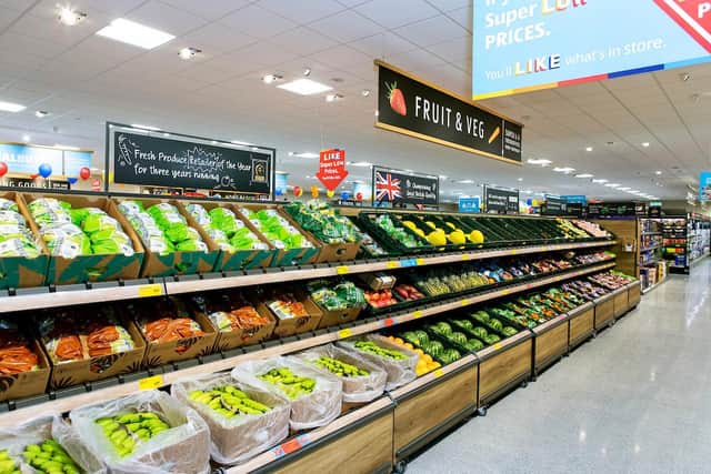 Customers can expect a fresh looking Aldi store