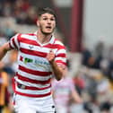 Josh Andrews in action for Doncaster Rovers.