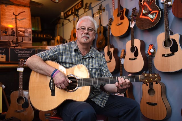 Stuart Palmer a guitar expert pictured in 2017