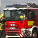 Fire crews have been at the scene near to Rossington this afternoon.