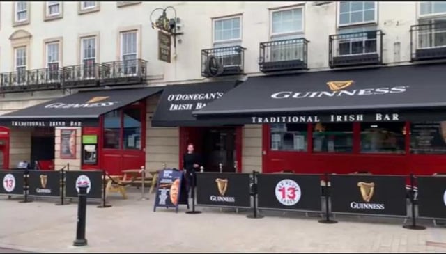 O'Donegans have spent £25,000 on their pavement area.