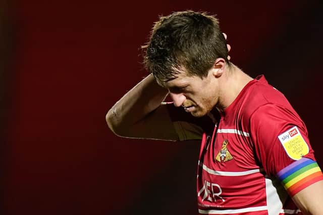 Doncaster Rovers captain Tom Anderson is facing more time on the sidelines.