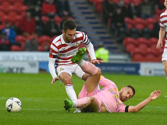 Showcased his ability on the ball, even if he was sometimes second best against Nathan Moriah-Welsh. Should have scored when the ball fell to him in the box, but his effort was blocked.