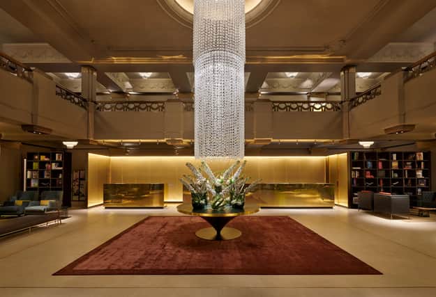 The lobby. Photo by Hotel Cafe Royal.