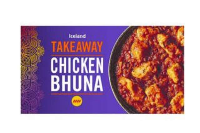 Iceland has recalled its chicken bhuna takeway ready meal.