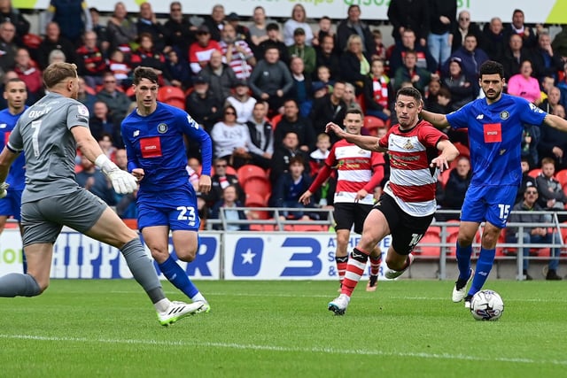 Doncaster Rovers v Harrogate Town.