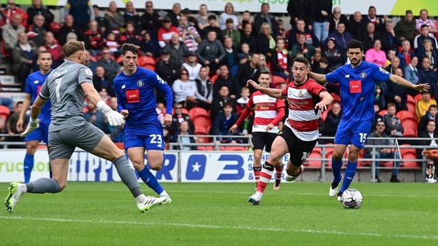 Doncaster Rovers v Harrogate Town.
