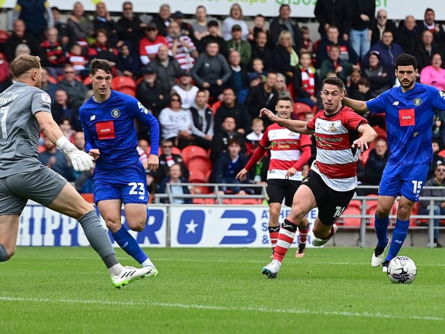 Doncaster Rovers v Harrogate Town.