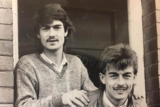 Ian and Glyn Snodin. Glyn later assisted his younger brother during his spell as Rovers boss.