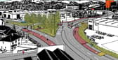 The illustration provides an indication of what the changes could look like at the junction where Blackburn Meadows meets Sheffield Road.