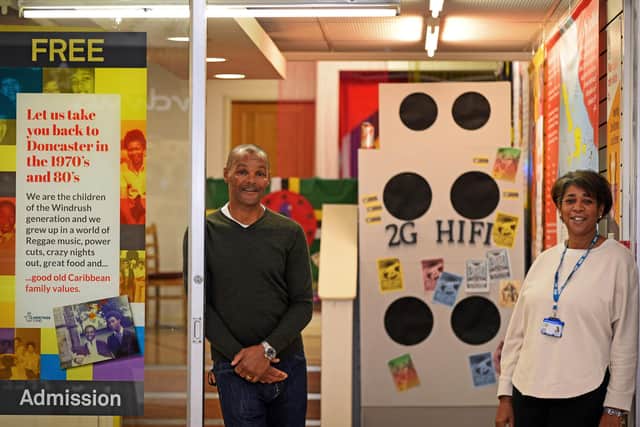 Alex and Marcia Watson, pictured at â€˜The Way We Wereâ€™, exhibition celebrating Black History Month in Doncaster. NDFP-27-10-20-TheWayWeWere 1-NMSY