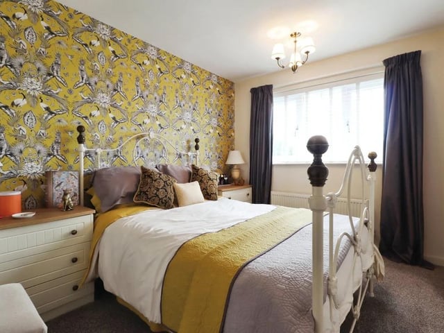 One of the property's double bedrooms.