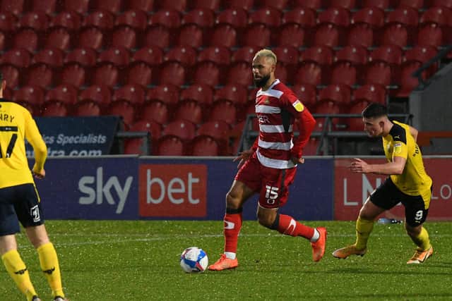 John Bostock made his Rovers debut off the bench against Oxford. Picture: Howard Roe/AHPIX
