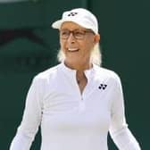 Tennis icon Martina Navratilova has waded into the debate about a transgender footballer in Doncaster.