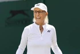 Tennis icon Martina Navratilova has waded into the debate about a transgender footballer in Doncaster.