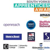 The South Yorkshire Apprenticeship Awards sponsors