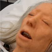 The realistic doll of an elderly woman has been introduced in Doncaster to help medical training.