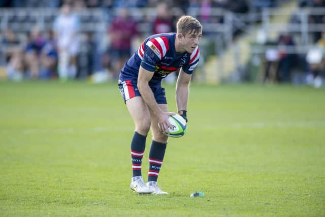 Doncaster Knights' Sam Olver admitted the team weren't at their sharpest (Picture: Tony Johnson)