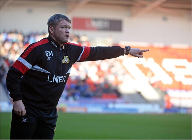Former Doncaster Rovers boss Grant McCann.